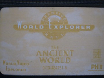(image for) World Video Explorer The Ancient World (VHS)