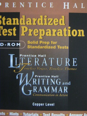 (image for) Writing & Grammar Copper Standardized Test Preparation (CD)