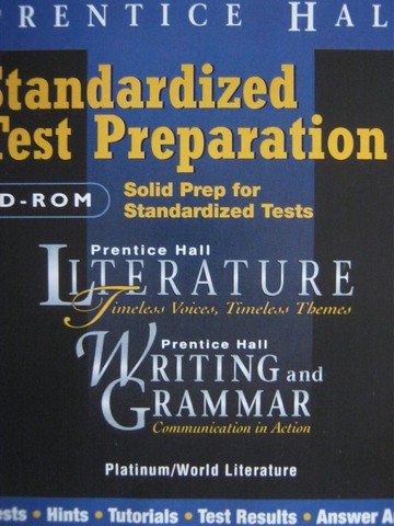 (image for) Writing & Grammar Platinum Standardized Test Preparation (CD)