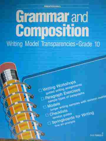 (image for) Grammar & Composition 10 3rd Edition Writing Model (Spiral)