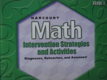 (image for) Harcourt Math 1 Intervention Strategies & Activities (CD)