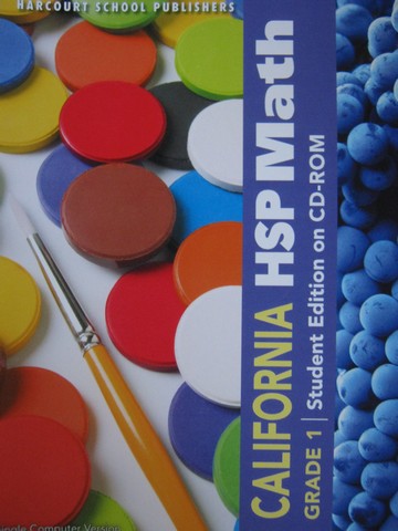 (image for) California HSP Math 1 Student Edition on CD-ROM (CA)(CD)