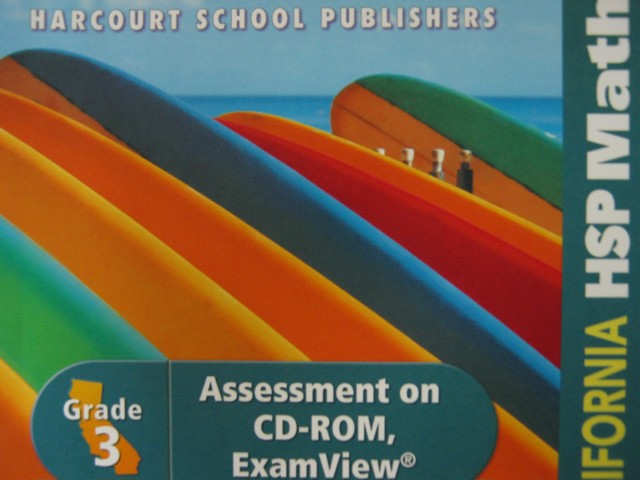 (image for) California HSP Math 3 Assessment on CD-ROM ExamView (CA)(CD)