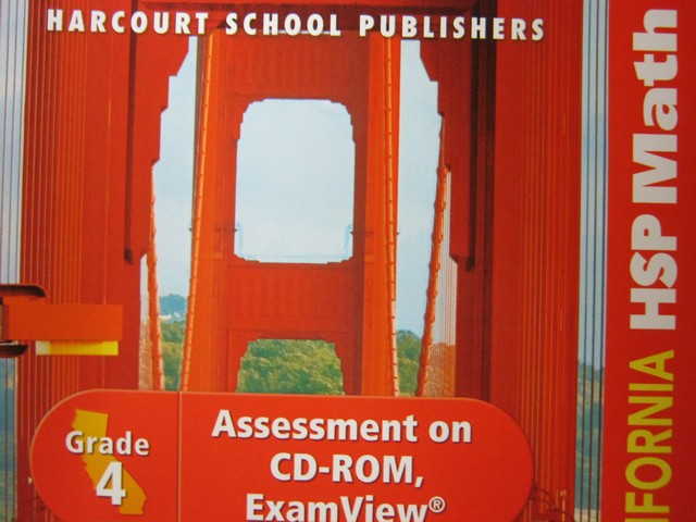 (image for) California HSP Math 4 Assessment on CD-ROM ExamView (CA)(CD)