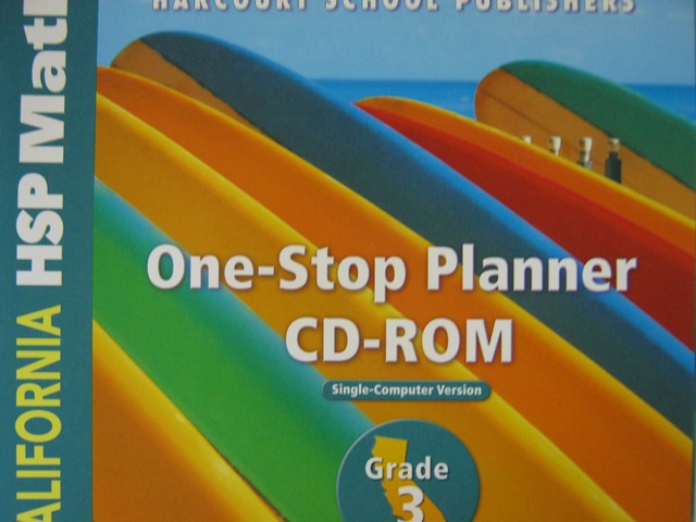 (image for) California HSP Math 3 One-Stop Planner CD-ROM (CA)(CD)