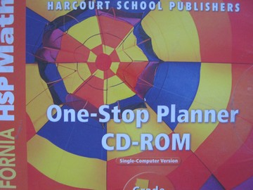 (image for) California HSP Math 5 One-Stop Planner CD-ROM (CA)(CD)
