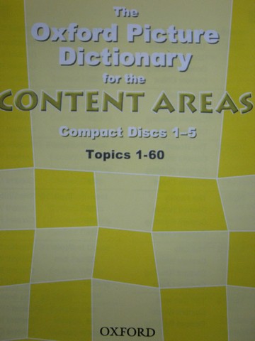 (image for) Oxford Picture Dictionary for the Content Areas CDs (CD)