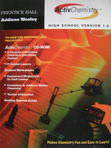 ActivChemistry High School Version 1.5 CD-ROM for Win/Mac (PK)