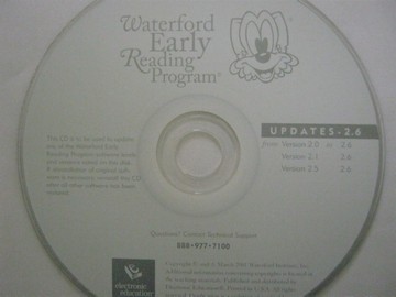(image for) Waterford Early Reading Program Updates 2.6 (CD)