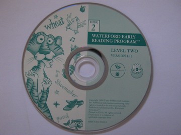 (image for) Waterford Early Reading Program 2 Disk 2 Version 1.10 (CD)