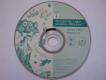 (image for) Waterford Early Reading Program 2 Disk 3 Version 1.10 (CD)