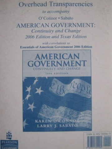 (image for) American Government Continuity & Change Overhead (TX)(PK)