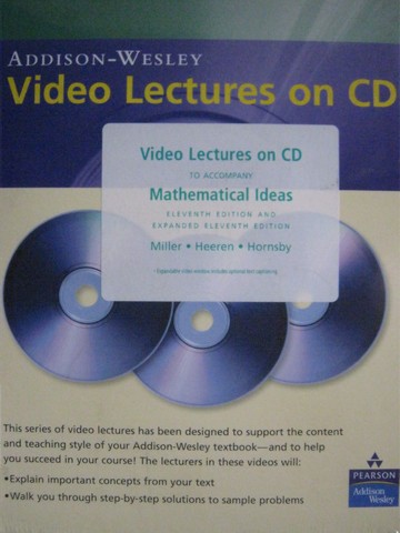 (image for) Mathematical Ideas 11e & Expanded 11e Video Lectures on CD (PK)