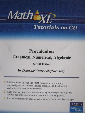 (image for) Precalculus 7th Edition Math XL Tutor (CD)