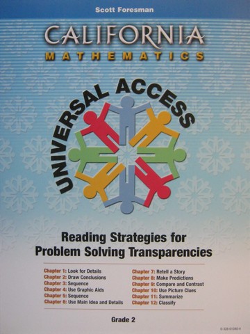 (image for) California Mathematics 2 Reading Strategies for Problem (PK)