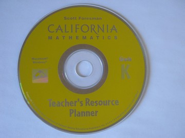 (image for) California Mathematics K Teacher's Resource Planner (CA)(CD)