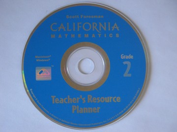 (image for) California Mathematics 2 Teacher's Resource Planner (CA)(CD)