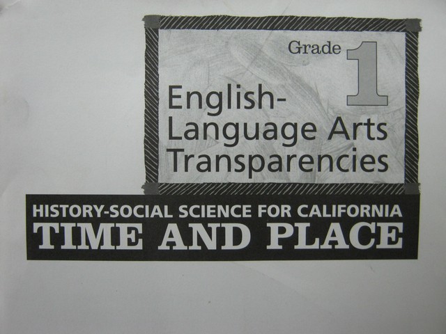 (image for) History-Social Science for California 1 ELA Transparencies (Pk)