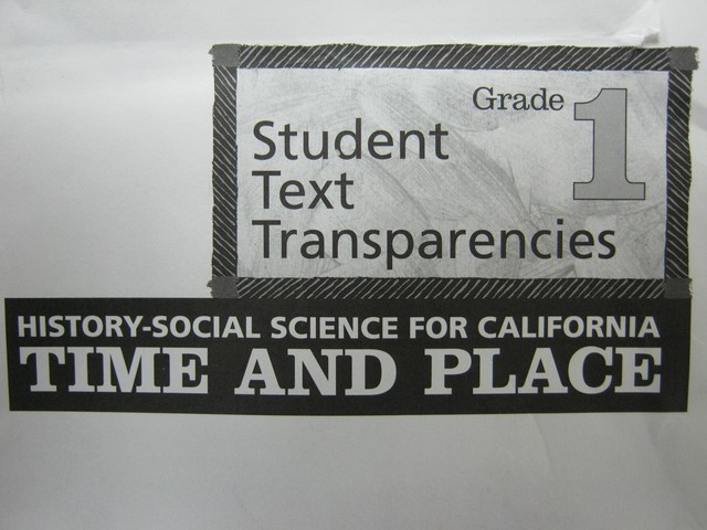 (image for) History-Social Science for California 1 Text Transparencies (Pk)