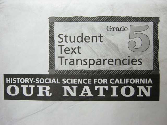 (image for) History-Social Science for California 5 Text Transparencies (Pk)
