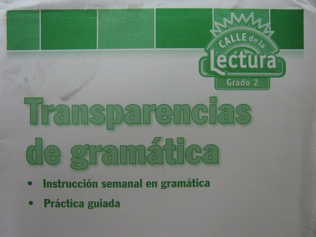 (image for) Calle de la Lectura 2 Transparencias de Gramatica (Pk)