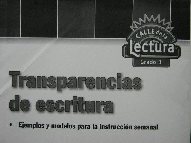 (image for) Calle de la Lectura 1 Transparencias de escritura (Pk) - Click Image to Close
