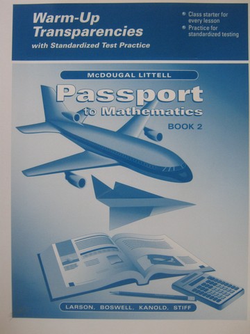 (image for) Passport to Mathematics 2 Warm-Up Transparencies (P) - Click Image to Close