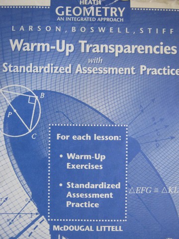 (image for) Heath Geometry An Integrated Approach Warm-Up Transparencies (Pk