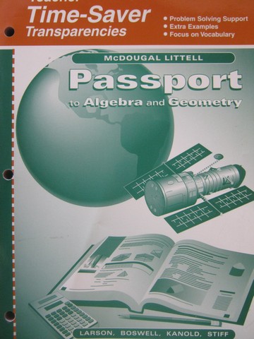 (image for) Passport to Algebra & Geometry Teacher Time-Saver Transp (P) - Click Image to Close