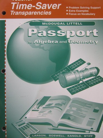 (image for) Passport to Algebra & Geometry Teacher Time-Saver Transp (P)