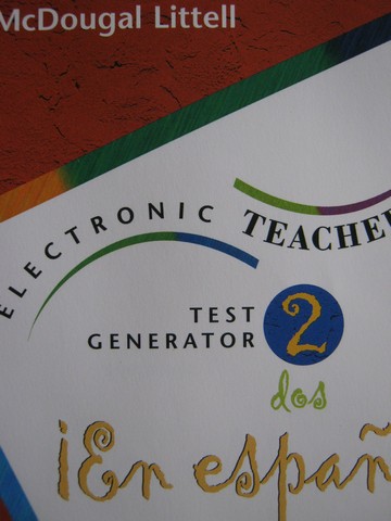 (image for) En espanol! 2dos Electronic Teacher Tools Test Generator (CD)