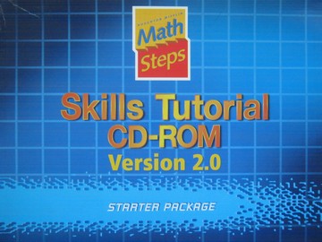 (image for) Math Steps Skills Tutorial CD-ROM Version 2.0 Starter Pack (Pk)