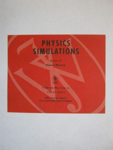 (image for) Physics Simulations Version 1.0 CD-ROM (CD)
