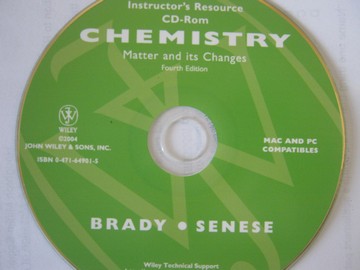 (image for) Chemistry Matter & Its Changes 4th Edition IR CD-ROM (CD)