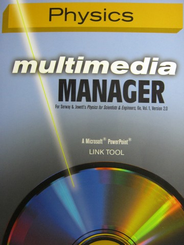 (image for) Physics for Scientists & Engineers 6e V1 Multimedia Manager (CD)