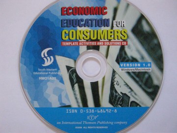 (image for) Economics Education for Consumers Template Activities (CD)