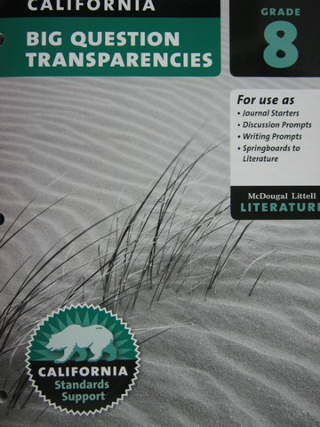 (image for) ML Literature 8 Big Question Transparencies (CA)(P)