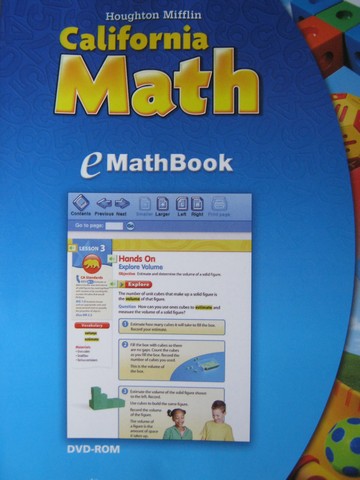 (image for) California Math 5 eMathBook (CA)(DVD)