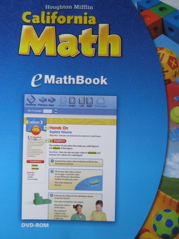 (image for) California Math K eMathBook (CA)(DVD)