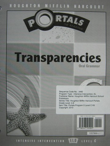 (image for) Portals to Reading C ELD Oral Grammar Transparencies (Pk)