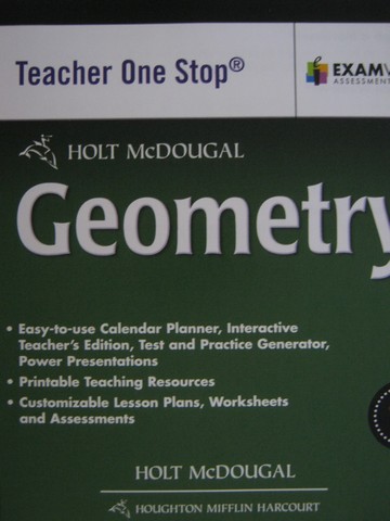 (image for) Geometry Common Core Edition Teacher One Stop (TE)(CD)