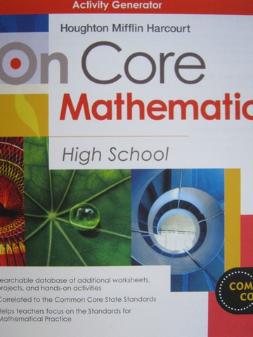(image for) On Core Mathematics Common Core High School Activity (CD)
