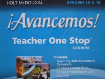 (image for) Avancemos! 1a & 1b Teacher One Stop DVD-ROM (DVD)