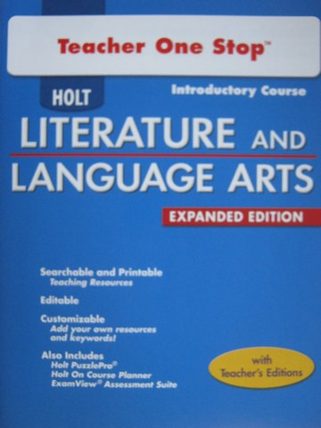 (image for) Literature & Language Arts Intro Cr Teacher One Stop (CD)