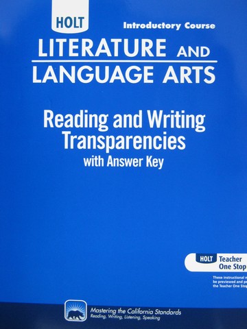(image for) Reading & Writing Transparencies Introductory Course (CA)(Binder