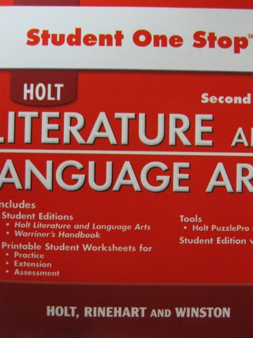 (image for) Holt Literature & Language Arts 2nd Cr Student One Stop (CD)