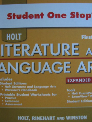 (image for) Literature & Language Arts 1st Course Student One Stop (2-CD Set)