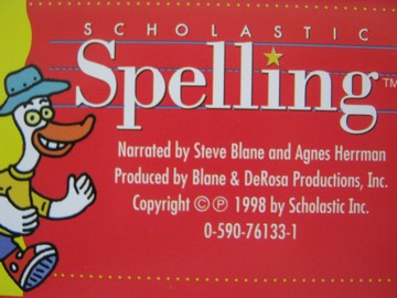 (image for) Scholastic Spelling 1 Audio Cassettes Pack (Pk) by Blane,