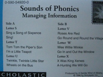 (image for) Scholastic Literacy Place Sounds of Phonics Managing (Cassette)