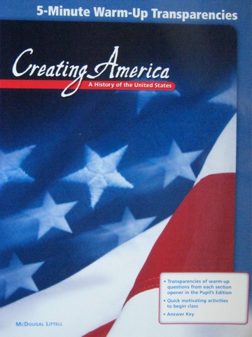 (image for) Creating America 5-Minute Warm-Up Transparencies (P)